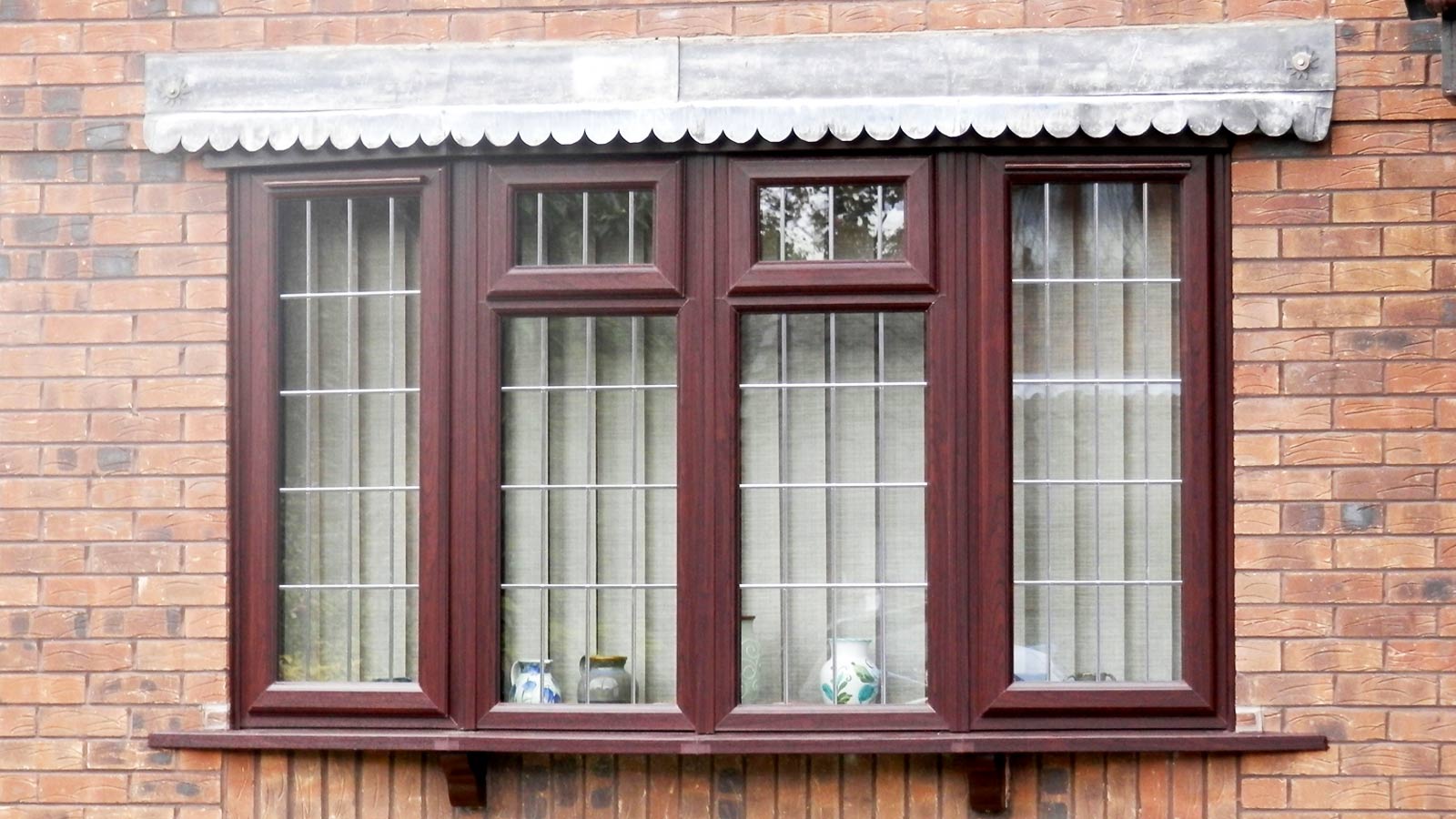 Brown Georgian windows installed by KLG