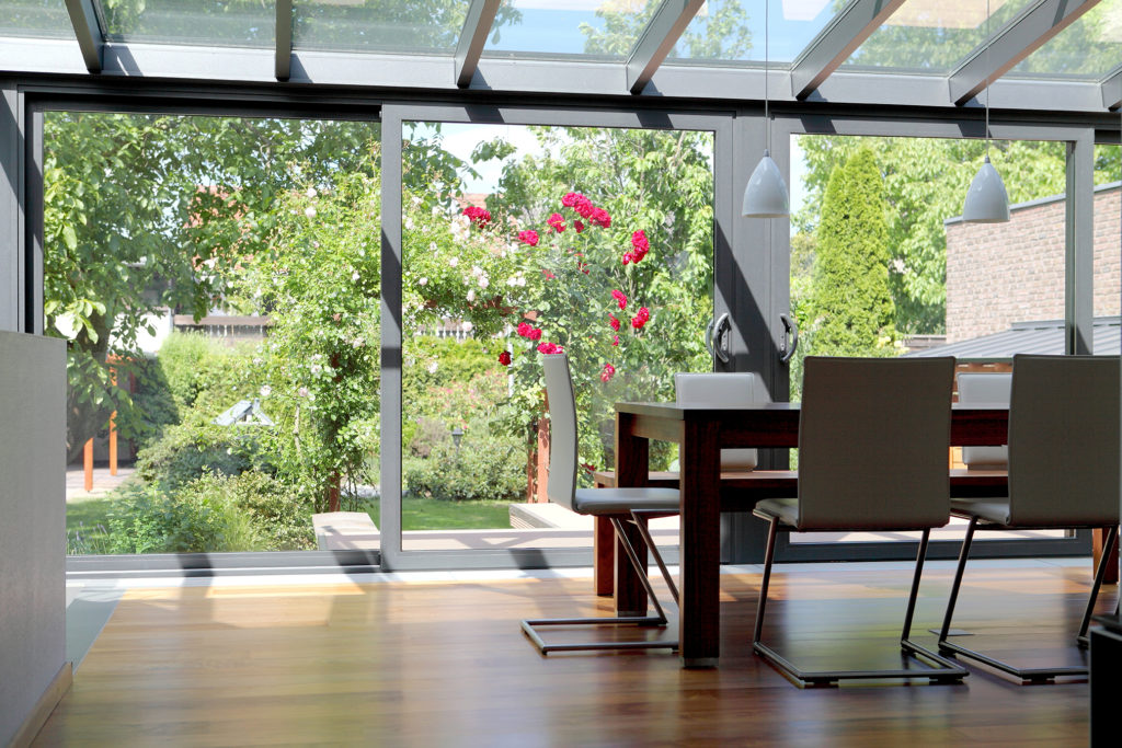 Modern Grey Conservatory