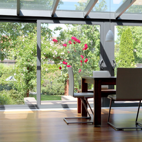 Modern Grey Conservatory