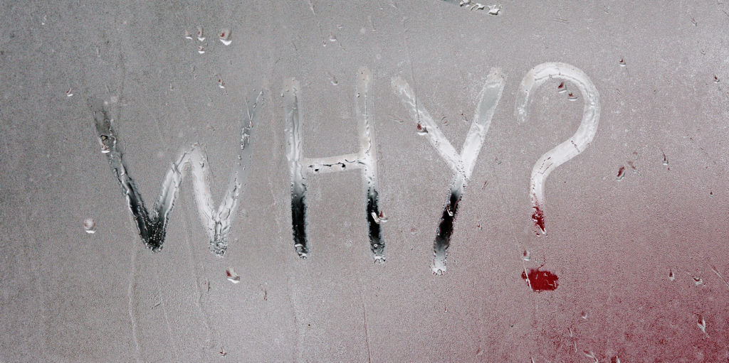 Writing in condensation on a window