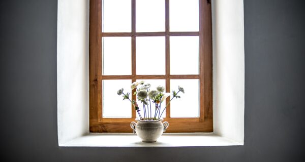 efficient house window in a bright home