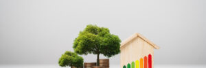An image depicting the idea of an energy efficient home.