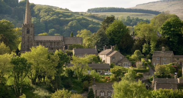 The village of Hathersage in Derbyshire