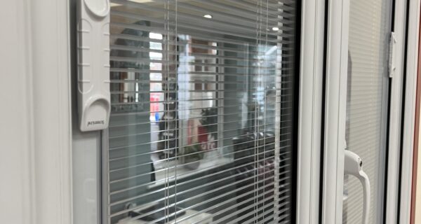 Windows with integral blinds fitted by KLG Rutland