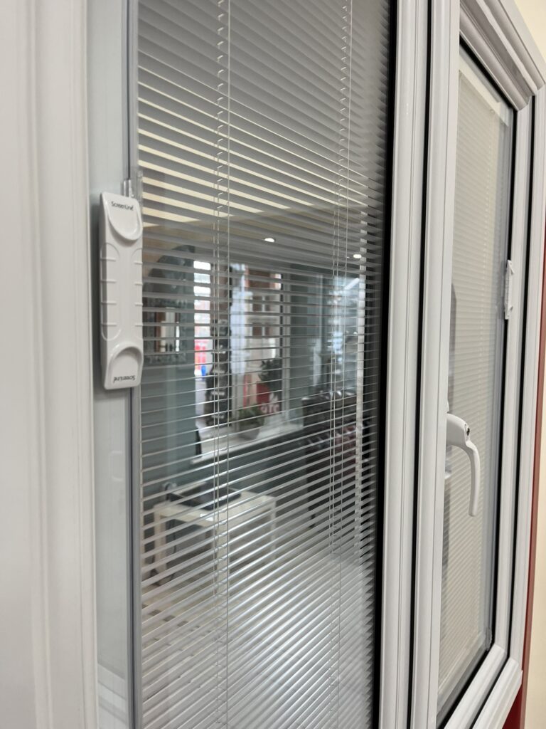 Windows with integral blinds fitted by KLG Rutland